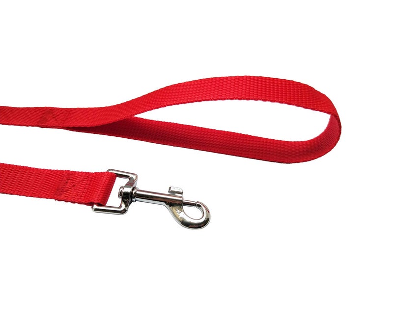 MANDAO Nylon Training Dog Leash for Small Medium Large Dogs, 15ft 20ft 30ft 50ft Long Leash Dog/Puppy Lead for Obedience Recall Training, Camping (20ft, Red) - Image 4